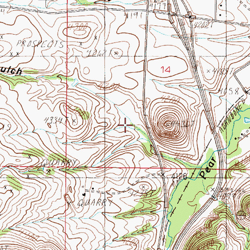 Topographic Map of Clark Gulch, MT