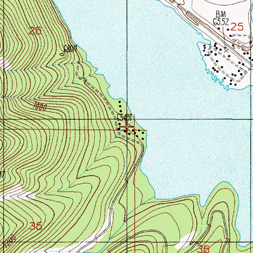 Topographic Map of Clark Springs Group, MT