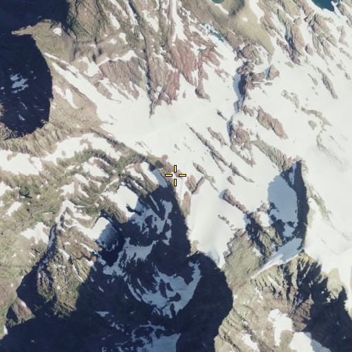 Aerial/Satellite Image of Comeau Pass, MT