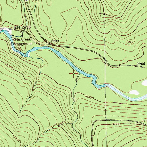 Topographic Map of Cool Creek, MT