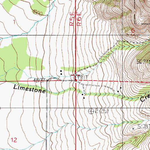 Topographic Map of Corbly Gulch, MT