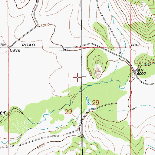 Topographic Map of Crazy Mountains, MT