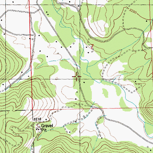 Topographic Map of Cromwell Creek, MT