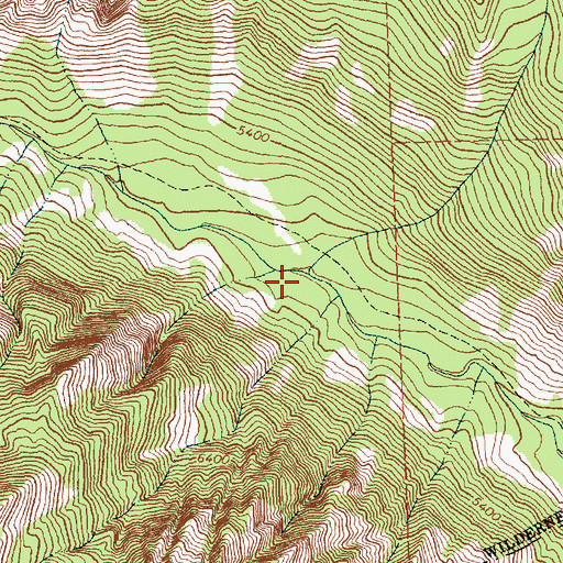 Topographic Map of Crow Creek, MT