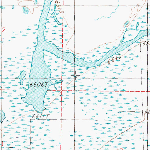 Topographic Map of Curry Creek, MT
