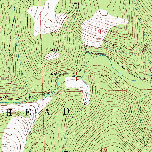Topographic Map of Daggett Creek, MT