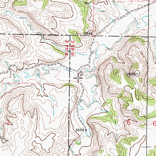 Topographic Map of Davidson Draw, MT