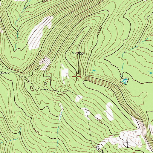 Topographic Map of Dean Ridge, MT
