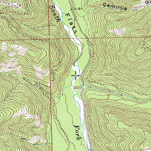 Topographic Map of Deer Creek, MT