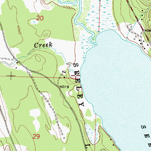Topographic Map of Deer Creek, MT