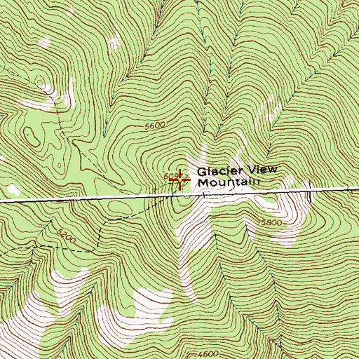 Topographic Map of Demers Ridge, MT