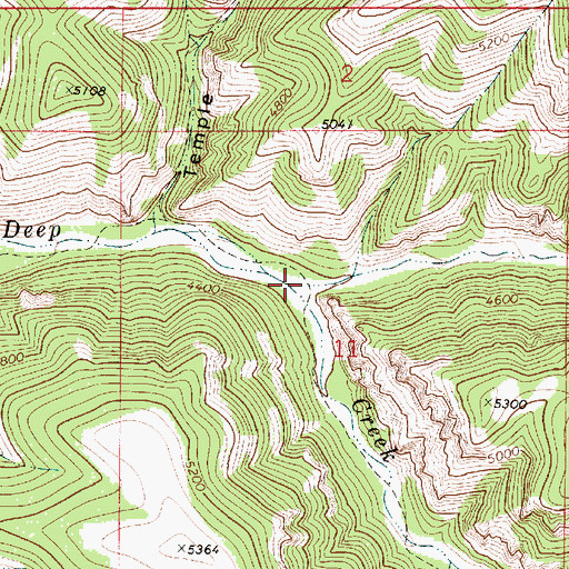 Topographic Map of Devil Canyon, MT