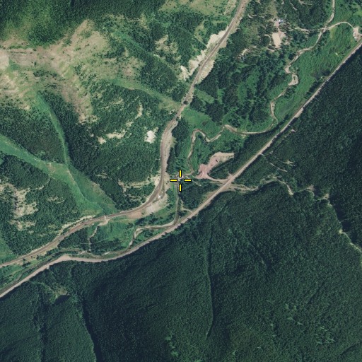 Aerial/Satellite Image of Devil Creek, MT