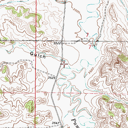 Topographic Map of Doonan Gulch, MT