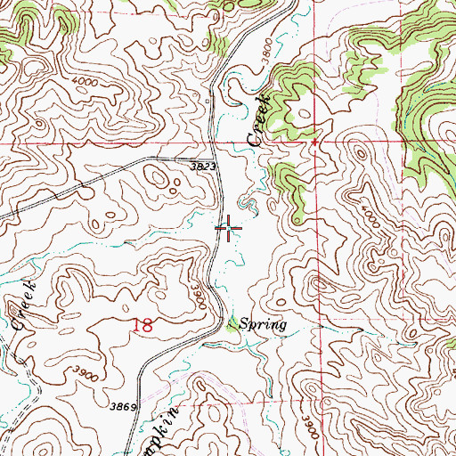 Topographic Map of Dry Creek, MT