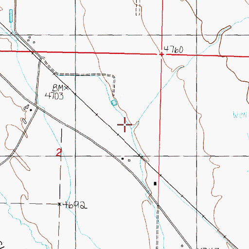 Topographic Map of Dry Georgia Gulch, MT