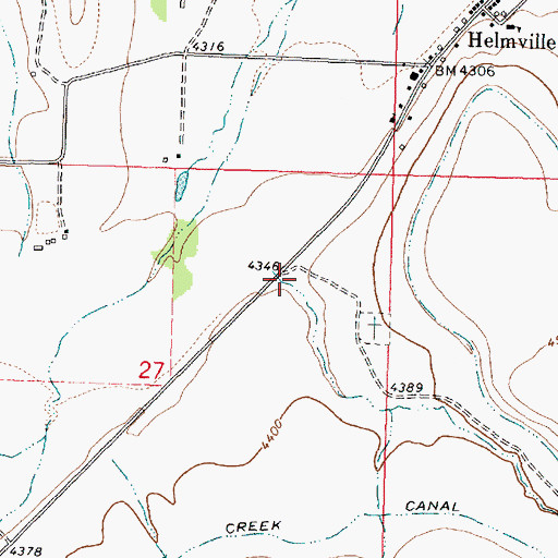 Topographic Map of Dry Gulch, MT
