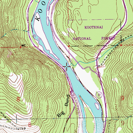 Topographic Map of Dunn Creek, MT