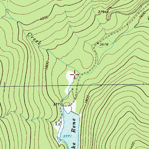 Topographic Map of Dutch Creek, MT