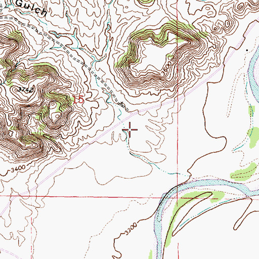 Topographic Map of Dutch Gulch, MT