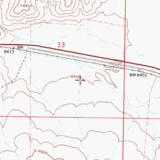 Topographic Map of Dutch Hollow, MT