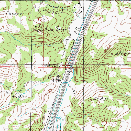 Topographic Map of Dutchman Creek, MT