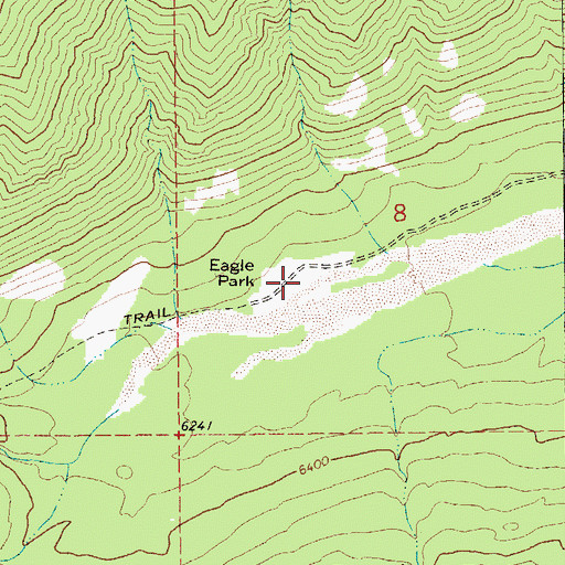 Topographic Map of Eagle Park, MT