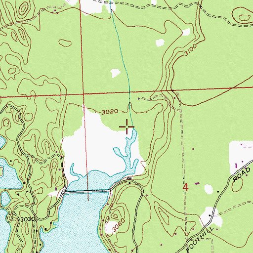 Topographic Map of Echo Creek, MT