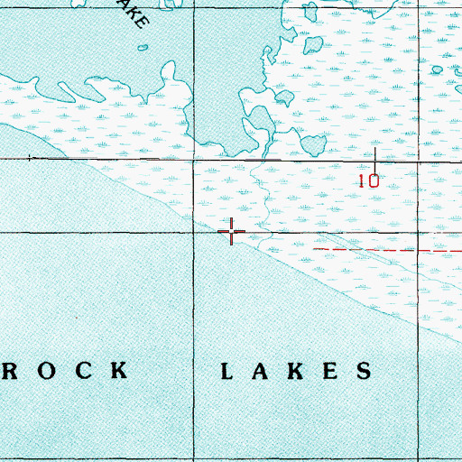 Topographic Map of Elk Creek, MT