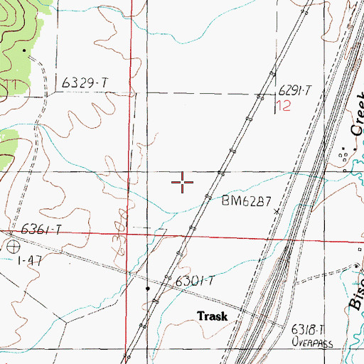 Topographic Map of Elk Park, MT