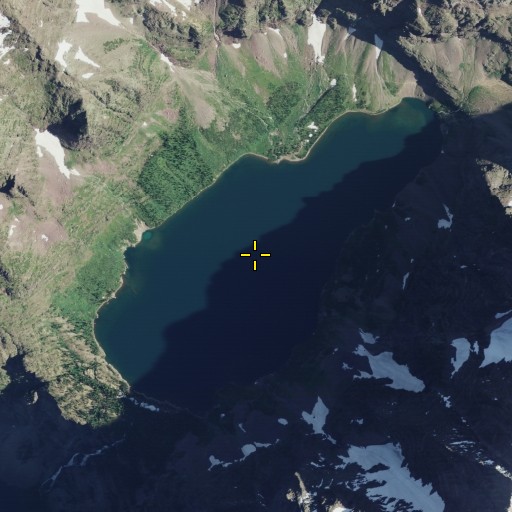 Aerial/Satellite Image of Lake Ellen Wilson, MT