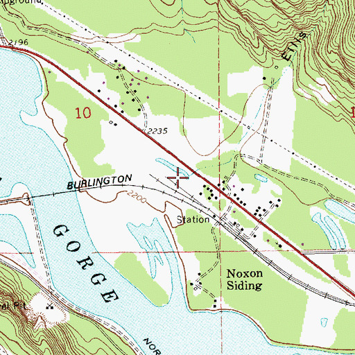 Topographic Map of Ellis Gulch, MT