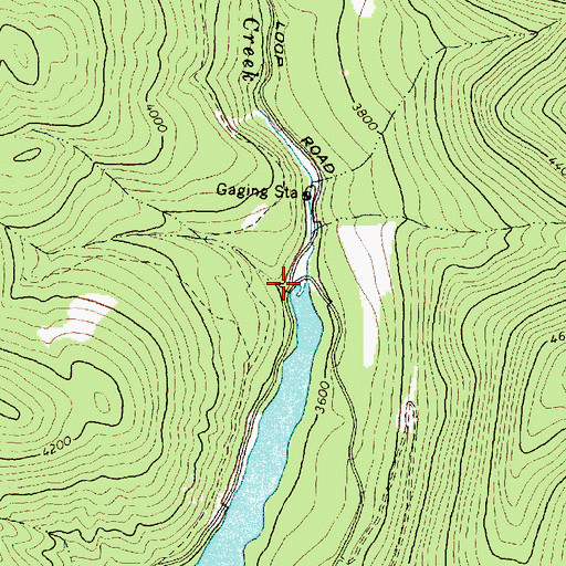 Topographic Map of Emery Creek, MT