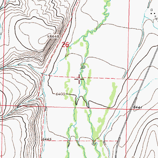 Topographic Map of Everson Creek, MT