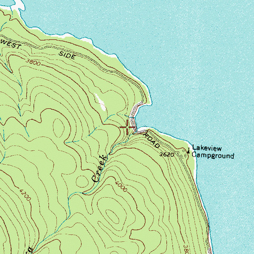 Topographic Map of Fannora Creek, MT