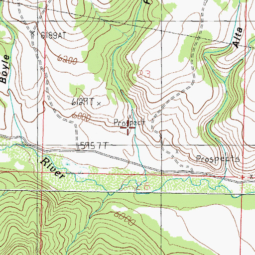Topographic Map of Finn Gulch, MT