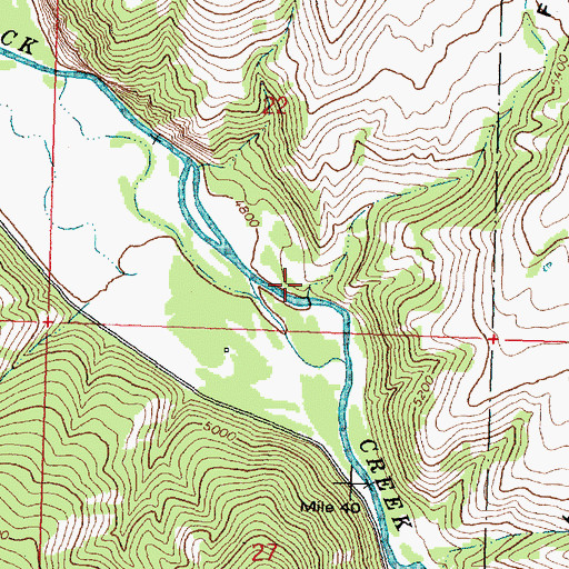 Topographic Map of Flat Gulch, MT