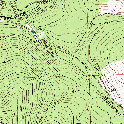 Topographic Map of Foolhen Creek, MT
