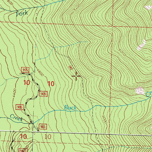 Topographic Map of Foothills Trail, MT