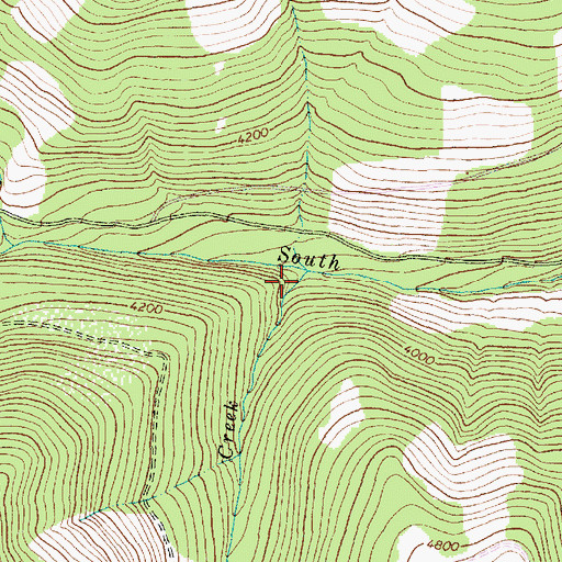 Topographic Map of Forest Creek, MT