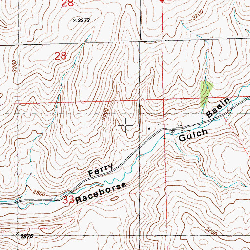 Topographic Map of Forest Service Winter Range, MT