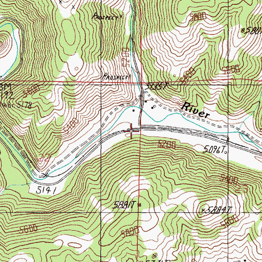 Topographic Map of Fuller, MT