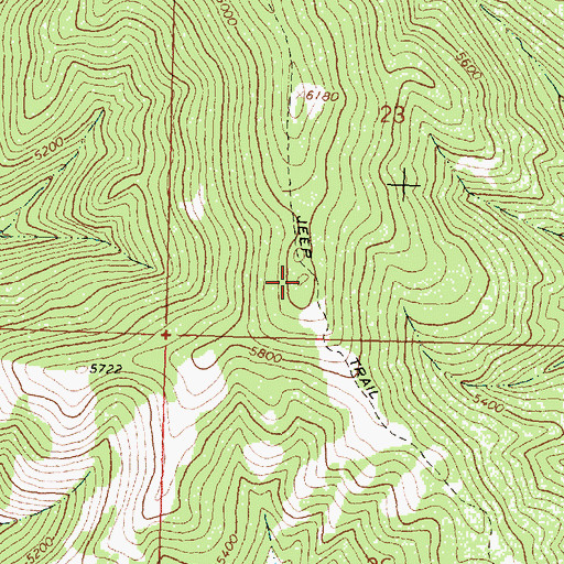 Topographic Map of Game Ridge, MT
