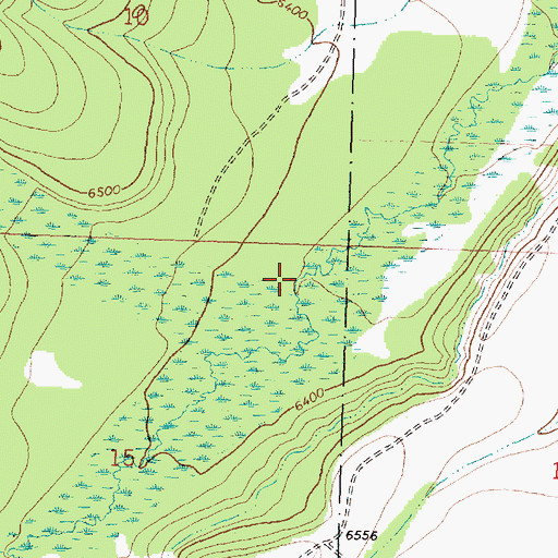 Topographic Map of Gory Creek, MT