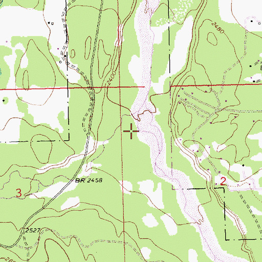 Topographic Map of Granite Creek, MT