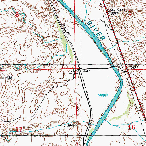 Topographic Map of McKeon Ranch, AZ
