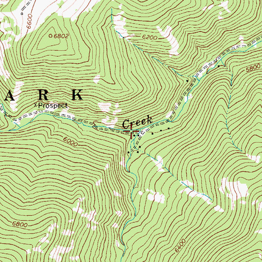 Topographic Map of Graveyard Gulch, MT