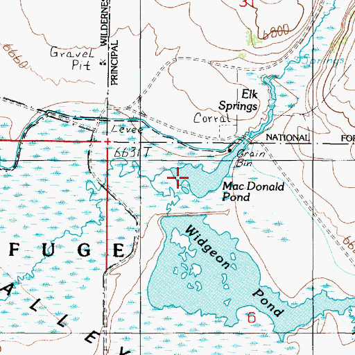 Topographic Map of Hackett Creek, MT
