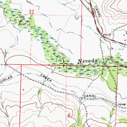 Topographic Map of Hall Creek, MT
