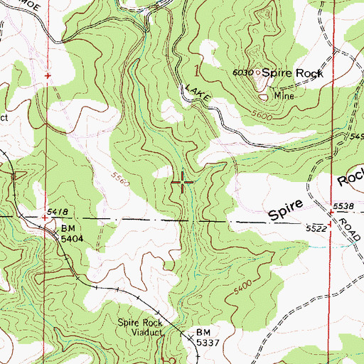 Topographic Map of Hartman Creek, MT
